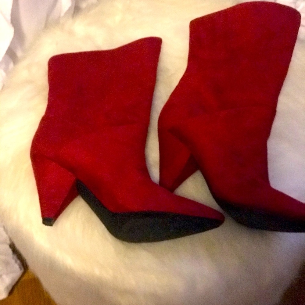 Faux Suede Booties